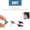 OPUGIT Eyeglass Ear Cushions End Tip Grips Anti-Slip Soft Silicone