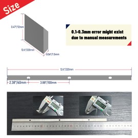 12-1/2 Inch Planer Blades Knives for Delta 22-560 22-562 22-565 TP305 Grizzly G0663 Wen 6550 Porter Cable PC305TP Craftsman 21758 Planer, HSS 12-1/2" x15/32 x 1/16" - 4pcs