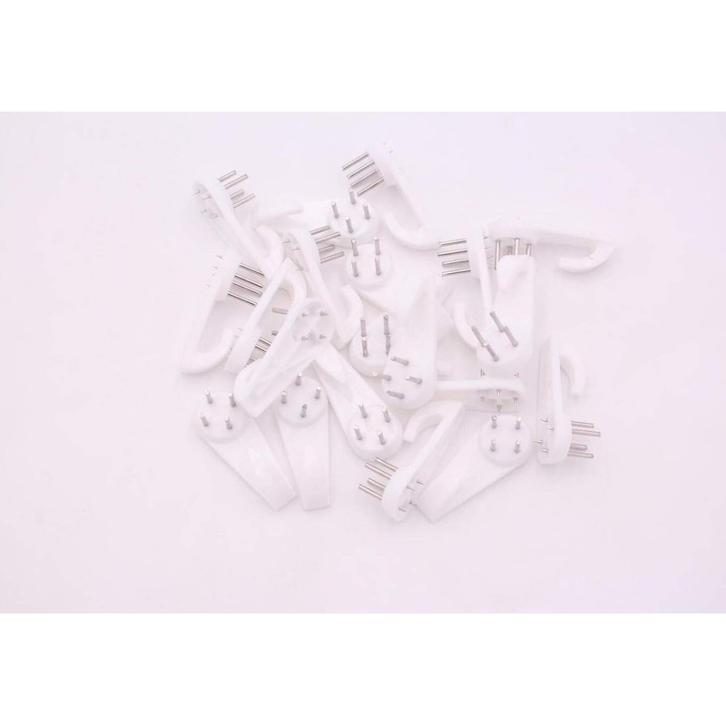 20 Pieces White Powerful Concrete Hard Wall Drywall Picture Hooks