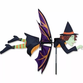 Premier Kites FLYING WITCH Wind Spinner Garden Stake by Premier Kites & Designs
