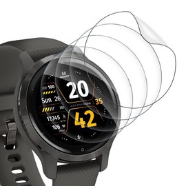 Sinskyhoo (4 Stück) Displayschutz für Garmin Venu 2s Displayfolie, Schutzfolie für Garmin Venu 2s Screen Protector, Schutz [Soft TPU Folie] [Frei von Kratzern][HD Displayschutzfolie]