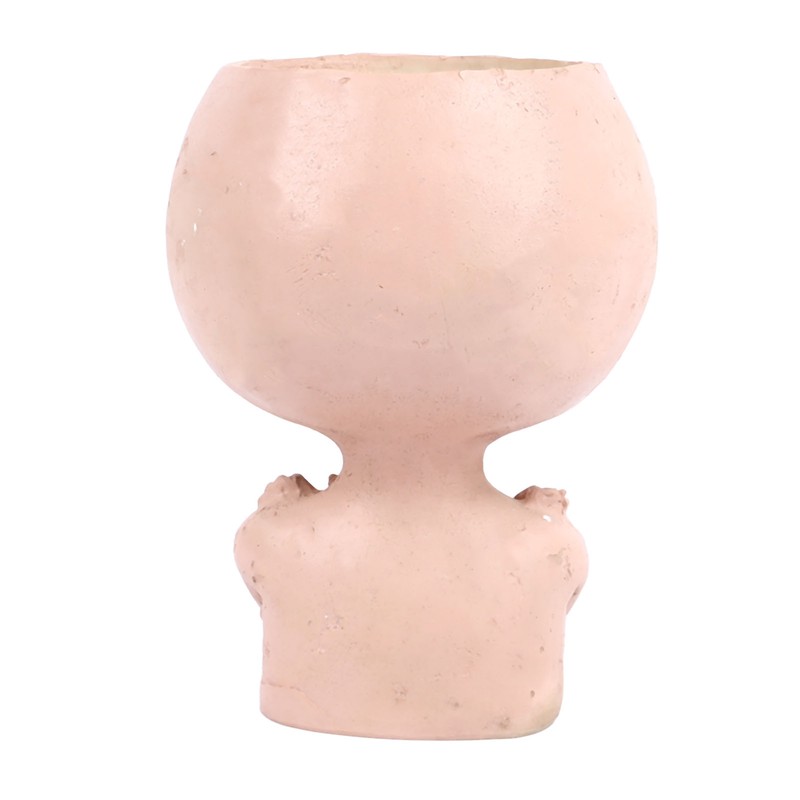 Face Head Planter Succulent Plant Flower Pot Resin Container Face