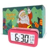 Christmas Digital Alarm Clock, Larger Lound Christmas Train Clock Birthday