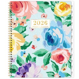 2026 Monthly Planner - 2026 Calendar, Jan. 2026 to Dec. 2026, 9'' x 11'', 12 Months Planner 2026, Monthly Tabs, Notes Pages, Back Pocket