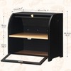 HOOBRO Bread Box, Bamboo Bread Box for Kitchen Countertop, 2