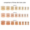 NewkeepsR Silicone 2G(6mm) Hider Flesh Skin Tone Double Flared Plug
