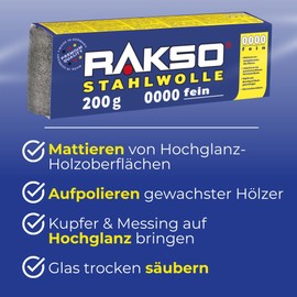 Steel wool Kayser GmbH 200 g 0000 extremely fine