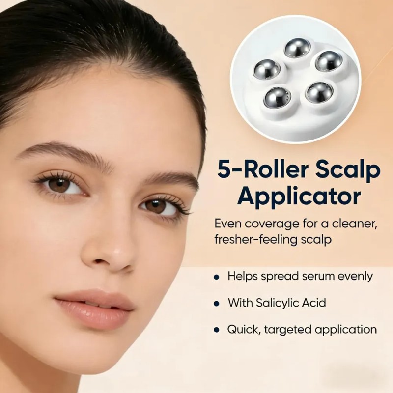 Hair Ampoule, Hair Roll-on With Castor Oil