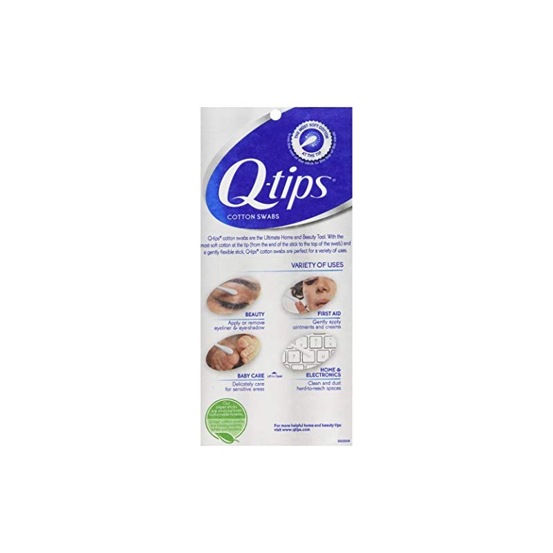 Q-tips Swabs 625 Each (Pack of 5)