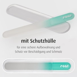 Reer PremiumCare 81043 Baby Glass Nail File, Made in the EU, White