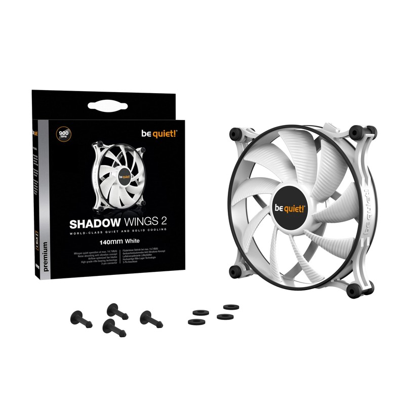 be quiet! Shadow Wings 2 140mm Low Noise Cooling Fan
