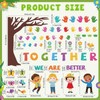 Pasimy Student Diversity Bulletin Board Sets Boho Classroom Decor Rainbow