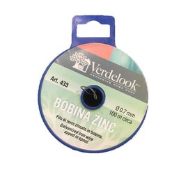 VERDELOOK Bobina di Filo zincata, Diametro 0,7 mm, Lunghezza 100 Metri