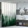 Ohok Bathroom Shower Curtain 180 x 180 cm, Waterproof Forest