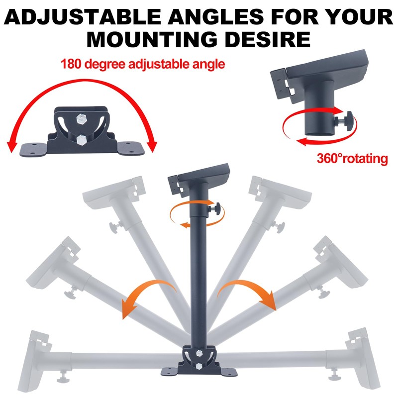 Gen 3 Mount for Starlink Adjustable Angle Pole Mount V3