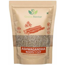 Ashwagandha Root 8 Oz |(Tea Cut), Dried Ashwagandha Herb, 100% Naturally Dried, Withania Somnifera. Best Particle Size For Making Tea (1)