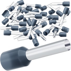 HOLMOL Wire End Ferrules 0.75 mm², 150 Pieces 0.75 mm2 Wire End Ferrules, Insulated Wire End Ferrules 0.75 mm2 x 8 mm, Wire End Ferrules 0.75 mm2 Long, Wire End Ferrules Set for Wire Connection (0.75