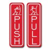 Imprue Door Sign -Classic Fun Push Pull Door Sign (Red)