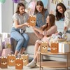 12Pcs Brown Bear Theme Party Favor Bags Bear Shaped Goodie