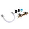 RV Water Heater Bypass Kit, Featuring Robust Brass Valves, Male