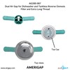 Dual Air Gap for Dishwasher and Tankless Reverse Osmosis Filter