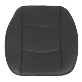 Aramox Car Seat Covers Front Seats Only, PU Leather Car Driver Side Front Seats Pads Cushion Replacement Covers Padding Protector Fit for 4 Door Sedan SUV(black)