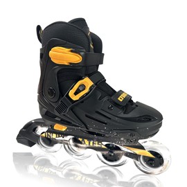 C SEVEN C7skates Adjustable Kids Inline Skates with Light Up Wheels (Falcon, Size L)