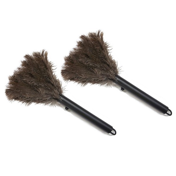 2-Pack Alta Dusting Products Retractable Feather Duster - Genuine Ostrich