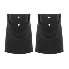 VGOL 2 Pieces 9.5 x 6.5 cm Bicycle Mudguard Fish Tail Cover Rubber MTB Road Bike Protective Cover for MTB Road Bike Accessories Splash Water Dirt