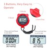 Simple Stopwatch, BESTWYA Large LCD Screen Handheld Count Up Timer