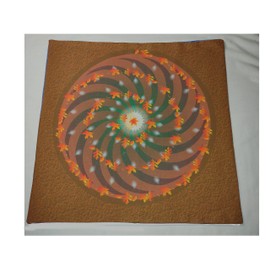 Altar Cloth or Tarot Mat - Swirling Autumn Leaves -Pagan or Wiccan Altar or Tarot Cloth for Rituals, Tarot Readings & Fortune-telling