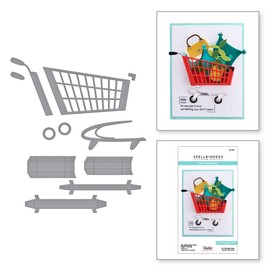 Spellbinders - 3D Shopping Cart - Right Facing- Add to Cart Too
