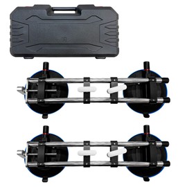 Mitoykus Manual Vacuum Countertop Leveling System - 3s Quick-Suction Technology & 4 Adjustable Knobs for Seamless Granite/Quartz/Marble Alignment | Heavy-Duty Clamping Force, No Slip Grip【2 Pack】