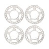 RCLIONS Aluminum RC Beadlock Wheel Rim Replacement Ring for 1:10