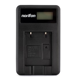 Norifon EN-EL10 LCD USB Charger for Nikon Coolpix S200, S203, S210, S220, S230, S3000, S4000, S500, S510, S5100, S520, S570, S60, S600, S700, S80 Camera and More