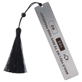 GetCoupon Would You Like to Save Your Progress Stainless Steel Metal Bookmark, Funny Bookmark, Reading Gift for Booklover, Birthday Gifts