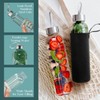 Kitchen Lux 32 oz Glass Water Bottle Set of 4