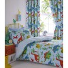 "Kids Club Dinosaurs Bed Duvet Cover and Pillowcase Set, Polyester-Cotton,