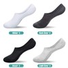 Coskefy No Show Trainer Socks - 8 Pairs Anti-Slip Invisible