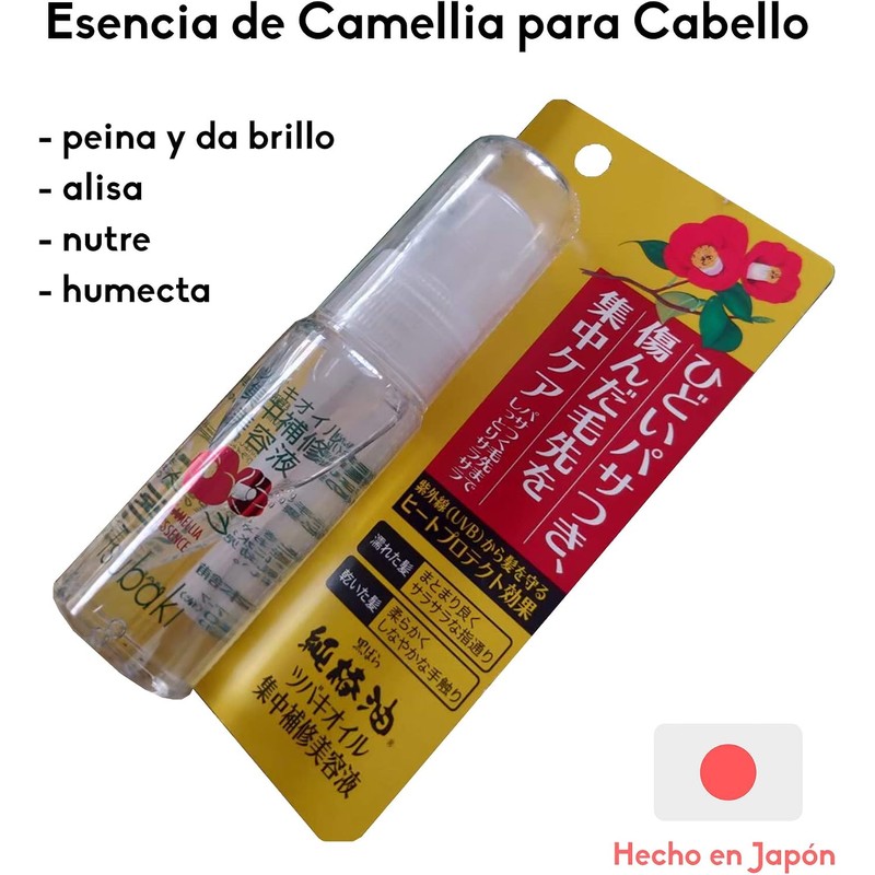 Esencia para el Cabello a base de Aceite de Camellia