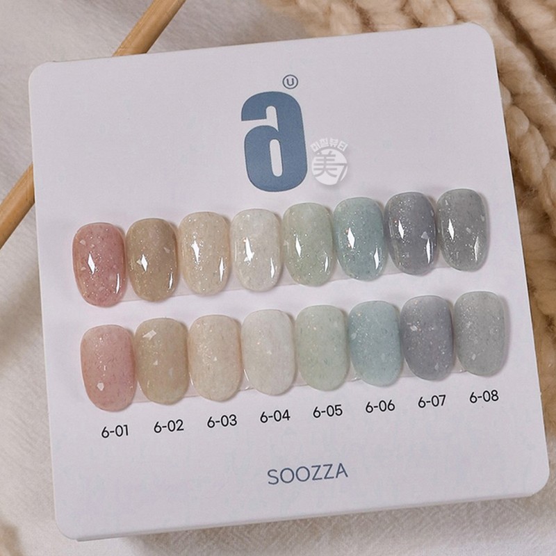 Sujja Gel No. 6 Velvet Glitter Gel Single Item /