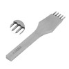 Leather Pricking Iron Round Cutting Mirror Polished High Speed Steel
