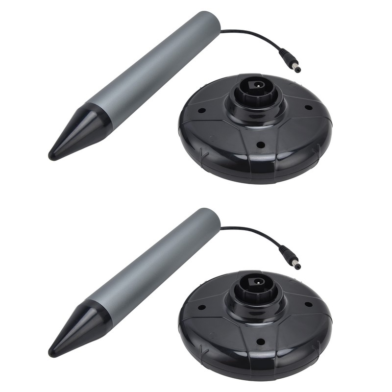 2PCS Ultrasonic Animal Repeller Solar Mouse Repeller Expeller for Outdoor