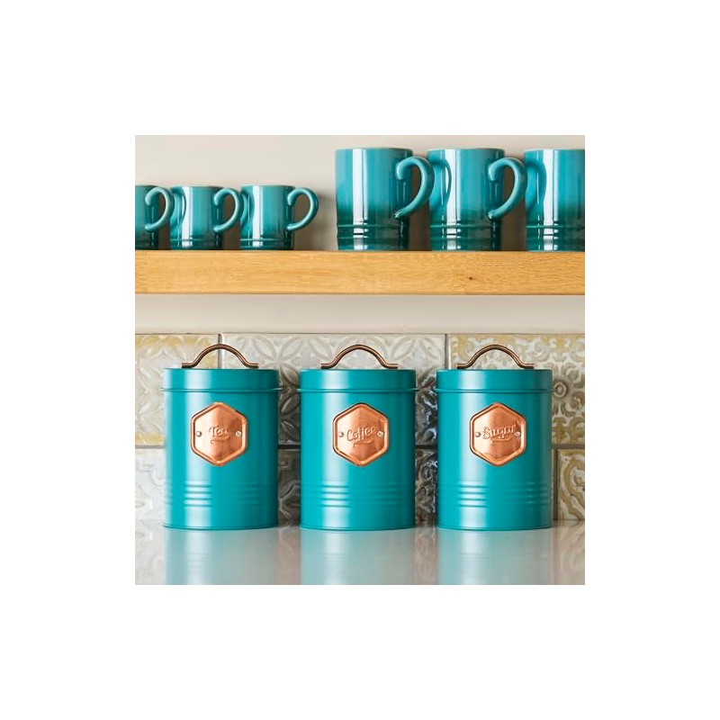 Cooks Professional 3 Piece Storage Canister Set | Labelled Containers