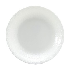 Narumi 9968-1528 Silky White, 7.5 inches (19 cm) Coop Soup Plate, Bone China
