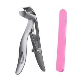 GUTERTOP Nail Clippers Toenail with Angled Toenail Clippers with Metal Nail File, Nail Most for Thick Senior Nails