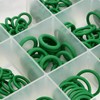 270 Pcs Air Conditioning O Ring Assortment Kit Green Air