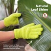Bamworld Guantes de Microfibra para Cuidado de Plantas, Guantes de