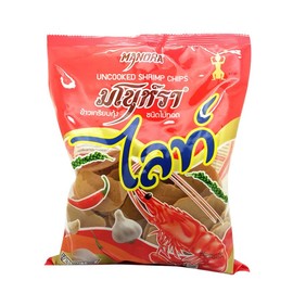 Fried Shrimp Chips, Uncooked Prawn Flavor Chip, 17.6 Oz Super Size, Shrimp Snacks (to Cook) Quick Frying, Crispy and Delicious, for Party Appetizers and Snacks, Origin: Thailand.