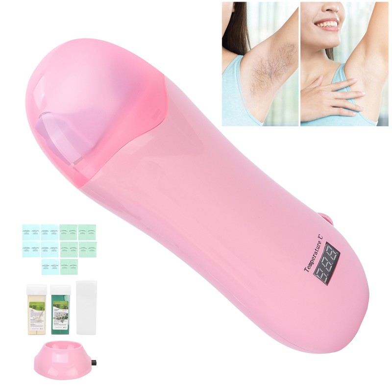 Hair Removal Waxing Roller Kit Milk Wax Aloe Vera Wax